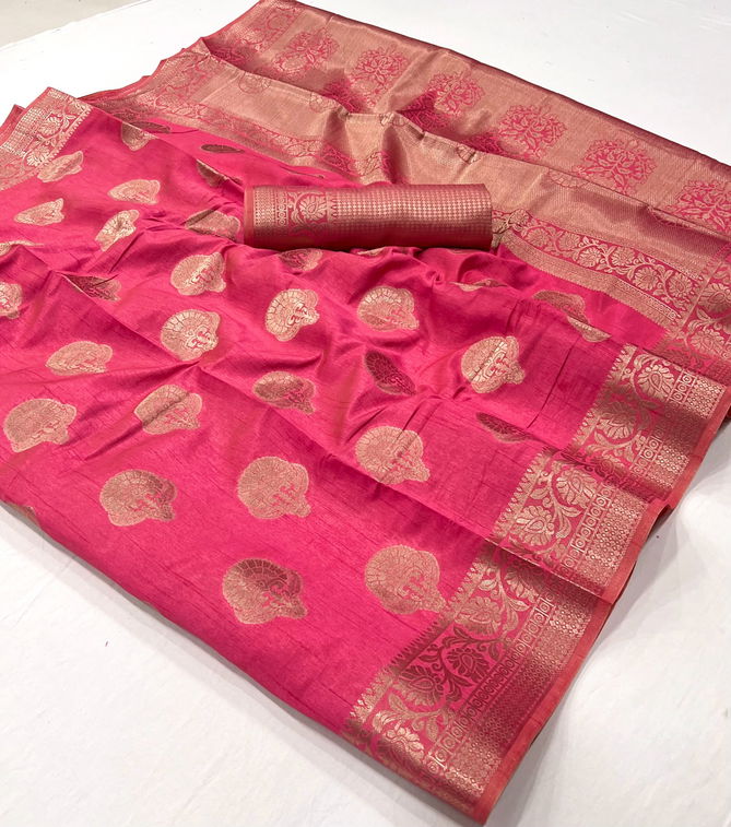 SRC Sugar Silk Weaving Rich Pallu Designer Sarees Wholesale Shop In Surat